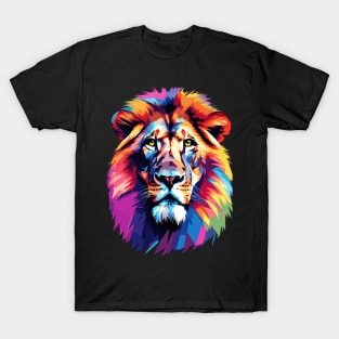 Majestic Lion Pop Art T-Shirt